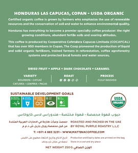 Honduras Las Capucas, COPAN - Organic USDA