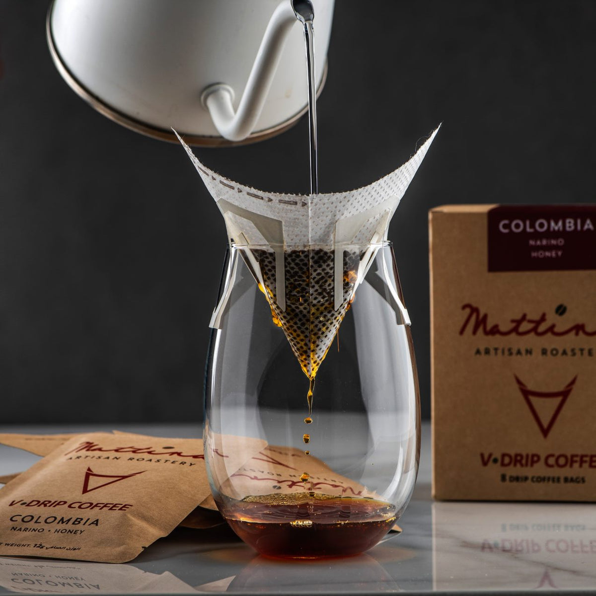 V-DRIP coffee bags single serve filter coffee bags Quality and Convenience Combined into One