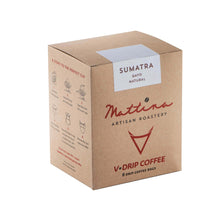 Load image into Gallery viewer, V-Drip Coffee Bags - box of 8 Sumatra Gayo Natural
