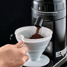 Load image into Gallery viewer, Hario v60 electrical grinder for specialty coffee Choose the ideal grind for drip brewing From among 44 grind settings from fine to coarse
